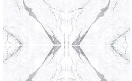 Carrelage en grès émaillé pour sol, 120 x 280, brillant, rectifié, A4H453 Statuario Superiore Bookmatch