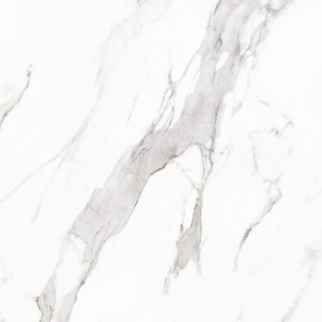 Carrelage en grès cérame grand format 120 x 280, marbre blanc veiné de gris, brillant A4H462 Calacatta #4
