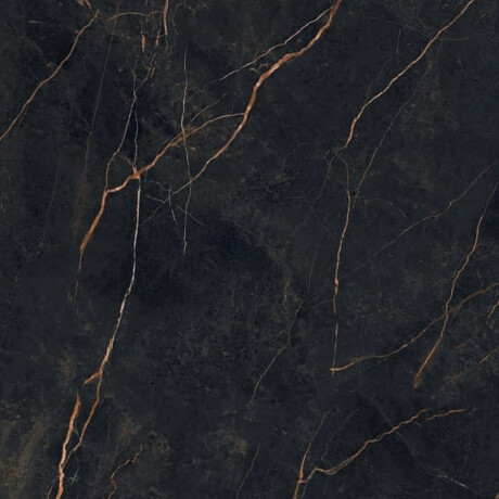 Carrelage en grès cérame Bookmatch 120 x 280, marbre noir veiné d'or, brillant A4H473 Sant Loreno #1