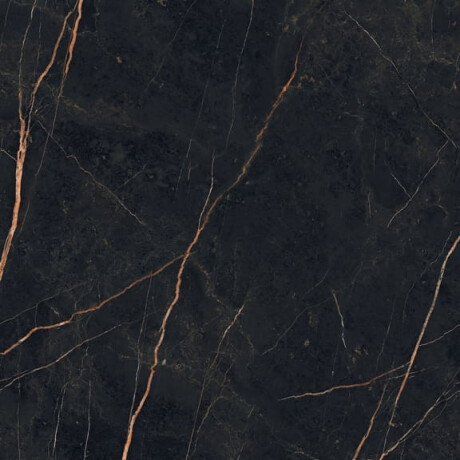 Carrelage en grès cérame Bookmatch 120 x 280, marbre noir veiné d'or, brillant A4H473 Sant Loreno #5