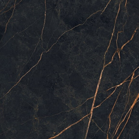 Carrelage en grès cérame grand format 120 x 280, marbre noir veiné d'or, brillant A4H474 Sant Loreno #4