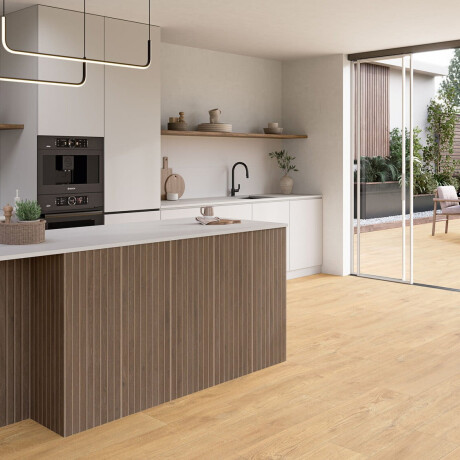 Carrelage en grès cérame imitation bois 23 x 120, couleur ambre naturel mat, A4H505 Amberly Natural #3