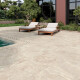 Carrelage en grès cérame veiné pour sol, 100 x 100, mat, gris-beige taupe A4H508 Volterra Bone #2