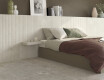 Carrelage en grès cérame rainuré pour sol, 60 x 120, gris clair mat, A4H510 Rigat-One Ermetica Bianco