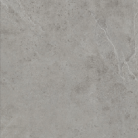 Carrelage en grès cérame pour sol, 60 x 120 cm, gris avec des veines claires, finition mate, référence A4H613, Ermetica Grigio #2