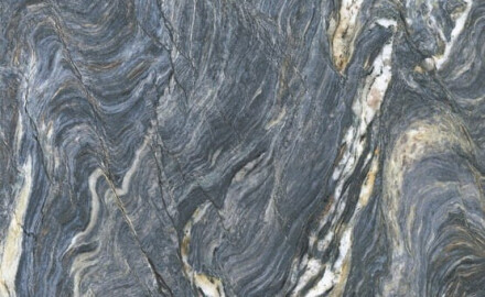 Grès cérame grand format 120 x 280, marbre bleu aux veines claires, brillant, A4H677 Esplosione