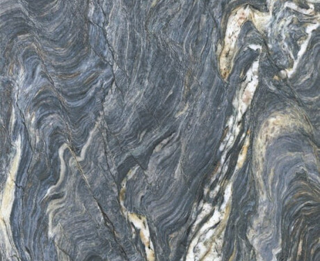 Grès cérame grand format 120 x 280, marbre bleu aux veines claires, finition mate A4H678 Esplosione