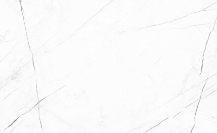 Carrelage en grès cérame grand format 120 x 280, marbre blanc veiné de noir, finition mate A4H680 Markina White