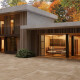Carrelage en grès cérame grand format 120 x 280, effet béton taupe mat, référence A4H758, collection Louft Taupe #1