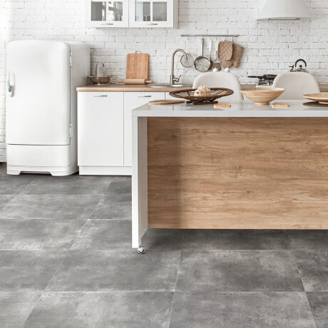 Carrelage en grès cérame grand format 120 x 280, gris béton mat, A4H763 Louft Ash #3