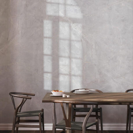 Carrelage en grès cérame grand format 120 x 280, effet marbre veiné, brillant, A4H800 Omani Pearl #1