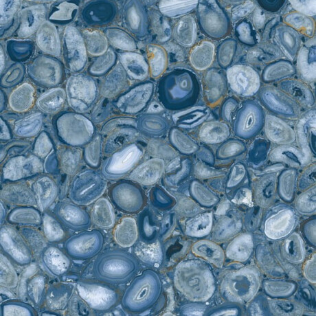 Carrelage en grès cérame grand format 120 x 280, agate bleue brillante, référence A4H832 Aghatina Azul #1