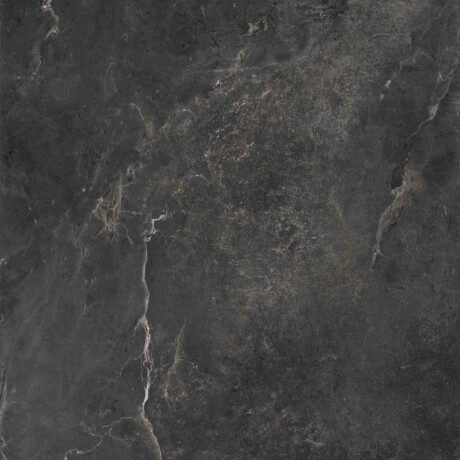 Carrelage en grès émaillé pour sol, 60 x 120 cm, noir mat, rectifié, A4H85 Iroc Black #15