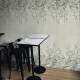 Carrelage mural en grès 60 x 120 cm, gris, motifs floraux, finition mate A4H918 Flower #3