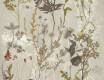 Carrelage mural en grès 60 x 120 cm, gris, motifs floraux, finition mate A4H919 Glame
