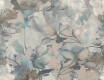 Carrelage mural en grès 60 x 120 cm, gris, motifs floraux, finition mate A4H921 Jam