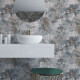 Carrelage mural en grès 60 x 120 cm, gris, motifs floraux, finition mate A4H921 Jam #2