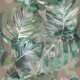 Carrelage mural en grès 60 x 120 cm, beige, motifs végétaux, finition mate A4H922 Kamu #1