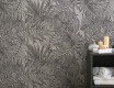Carrelage mural en grès 60 x 120 cm, gris, motifs végétaux, finition mate A4H925 Panaria