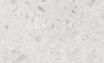 Carrelage en grès émaillé pour sol 60x120, couleur Ivory (gris clair mat), rectifié, référence A4H95, style terrazzo