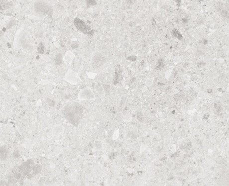 Carrelage en grès émaillé pour sol 60x120, couleur Ivory (gris clair mat), rectifié, référence A4H95, style terrazzo