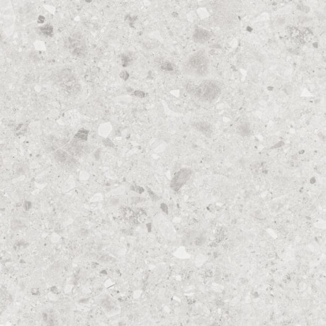 Carrelage en grès émaillé pour sol 60x120, couleur Ivory (gris clair mat), rectifié, référence A4H95, style terrazzo #2