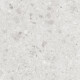 Carrelage en grès émaillé pour sol 60x120, couleur Ivory (gris clair mat), rectifié, référence A4H95, style terrazzo #2