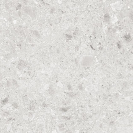 Carrelage en grès émaillé pour sol 60x120, couleur Ivory (gris clair mat), rectifié, référence A4H95, style terrazzo #3