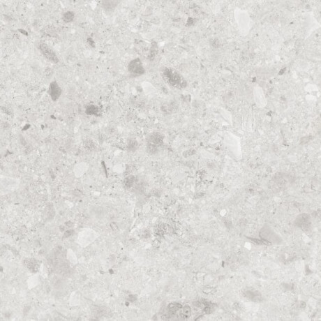 Carrelage en grès émaillé pour sol 60x120, couleur Ivory (gris clair mat), rectifié, référence A4H95, style terrazzo #4