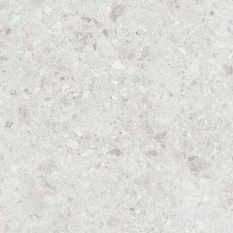 Carrelage en grès émaillé pour sol 60x120, couleur Ivory (gris clair mat), rectifié, référence A4H95, style terrazzo #7