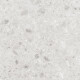Carrelage en grès émaillé pour sol 60x120, couleur Ivory (gris clair mat), rectifié, référence A4H95, style terrazzo #8