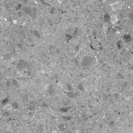 Carrelage en grès émaillé pour sol 60x120, gris mat, rectifié, A4H97, terrazzo #6