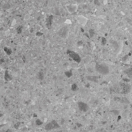 Carrelage en grès émaillé pour sol 60x120, gris mat, rectifié, A4H97, terrazzo #9
