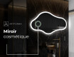 Miroir de salle de bains LED de forme irrégulière C222 #4