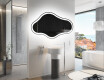 Miroir de salle de bains LED de forme irrégulière C222 #9