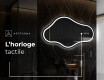 Miroir de salle de bains LED de forme irrégulière C223 #7
