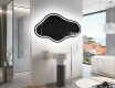 Miroir de salle de bains LED de forme irrégulière C223 #9