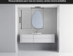 Miroir de salle de bains LED de forme irrégulière D221 #4