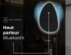 Miroir de salle de bains LED de forme irrégulière D221 #5