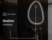 Miroir de salle de bains LED de forme irrégulière D221 #6