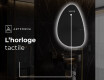 Miroir de salle de bains LED de forme irrégulière D221 #7
