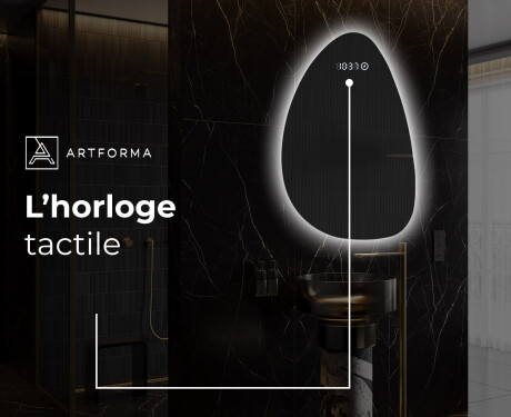 Miroir de salle de bains LED de forme irrégulière D221 #7