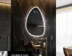 Miroir de salle de bains LED de forme irrégulière B222