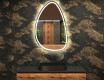 Miroir de salle de bains LED de forme irrégulière B222