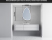 Miroir de salle de bains LED de forme irrégulière B222 #5