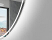 Miroir de salle de bains LED de forme irrégulière B223 #2