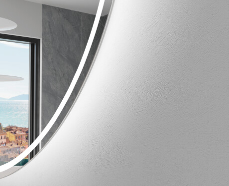 Miroir de salle de bains LED de forme irrégulière B223 #2