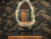 Miroir de salle de bains LED de forme irrégulière B223