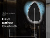 Miroir de salle de bains LED de forme irrégulière B223 #6