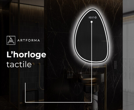 Miroir de salle de bains LED de forme irrégulière B223 #7